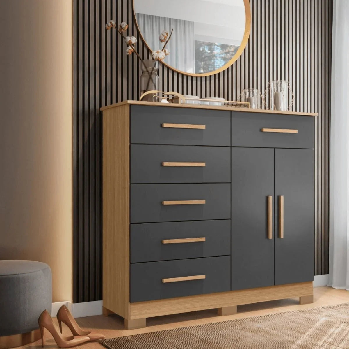 جزامة خشب ام دي اف، 100*35*110 سم