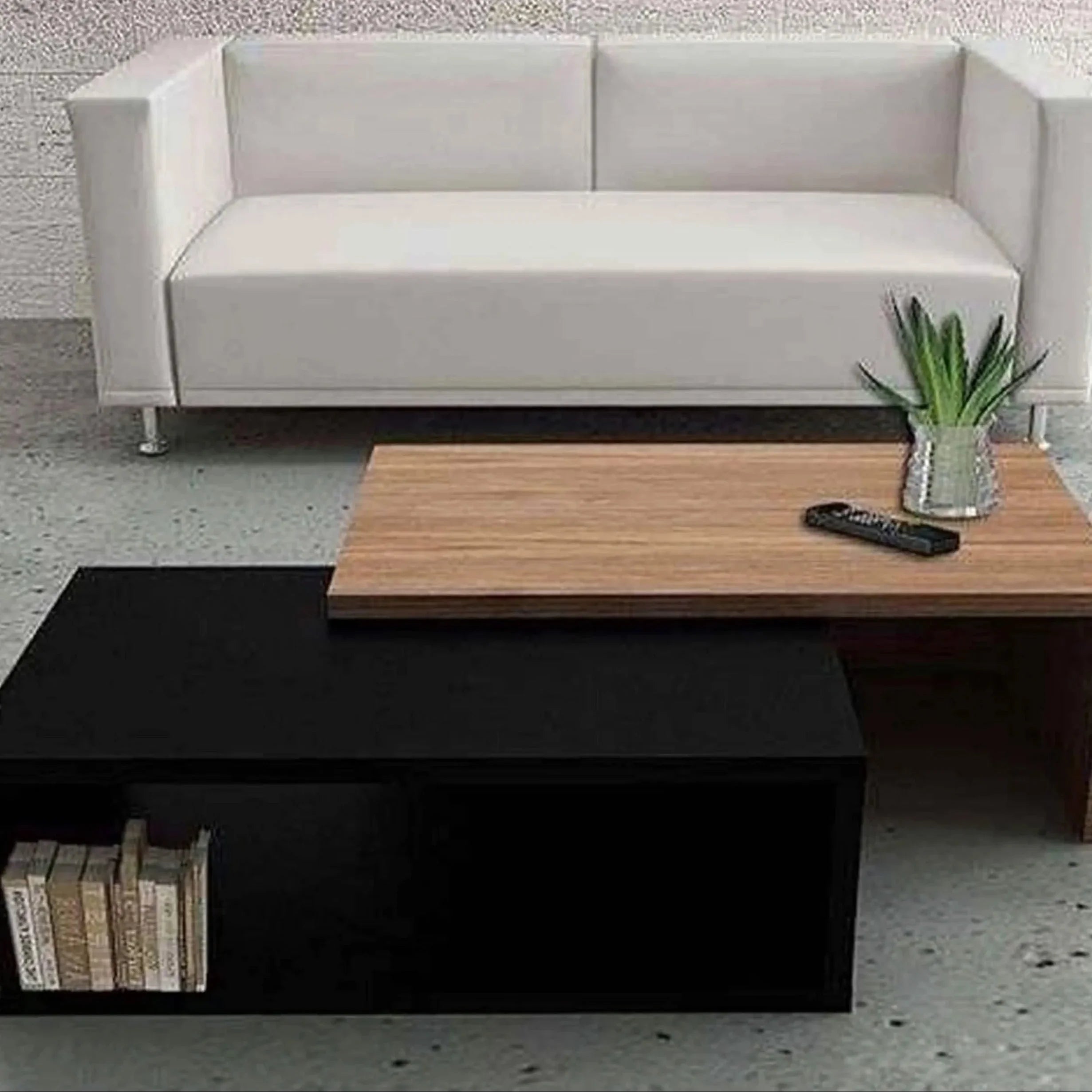 ترابيزة وسط ام دي اف، 120*60*40 سم