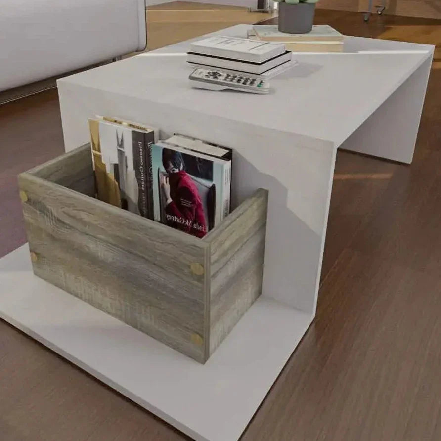 ترابيزة قهوة ام دي اف، 108*60*35 سم