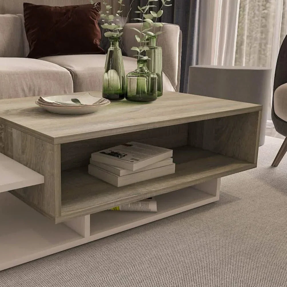 ترابيزة قهوة ام دي اف، 105*60*32 سم