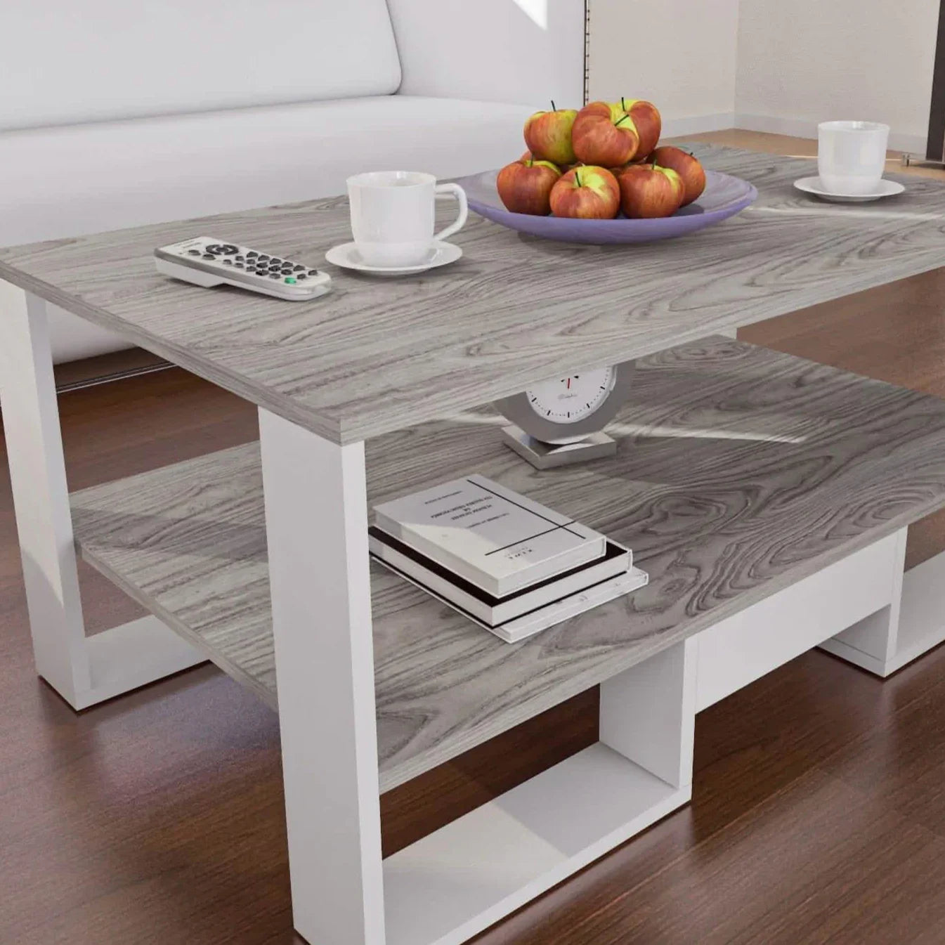 ترابيزة قهوة ام دي اف، 100*60*45 سم