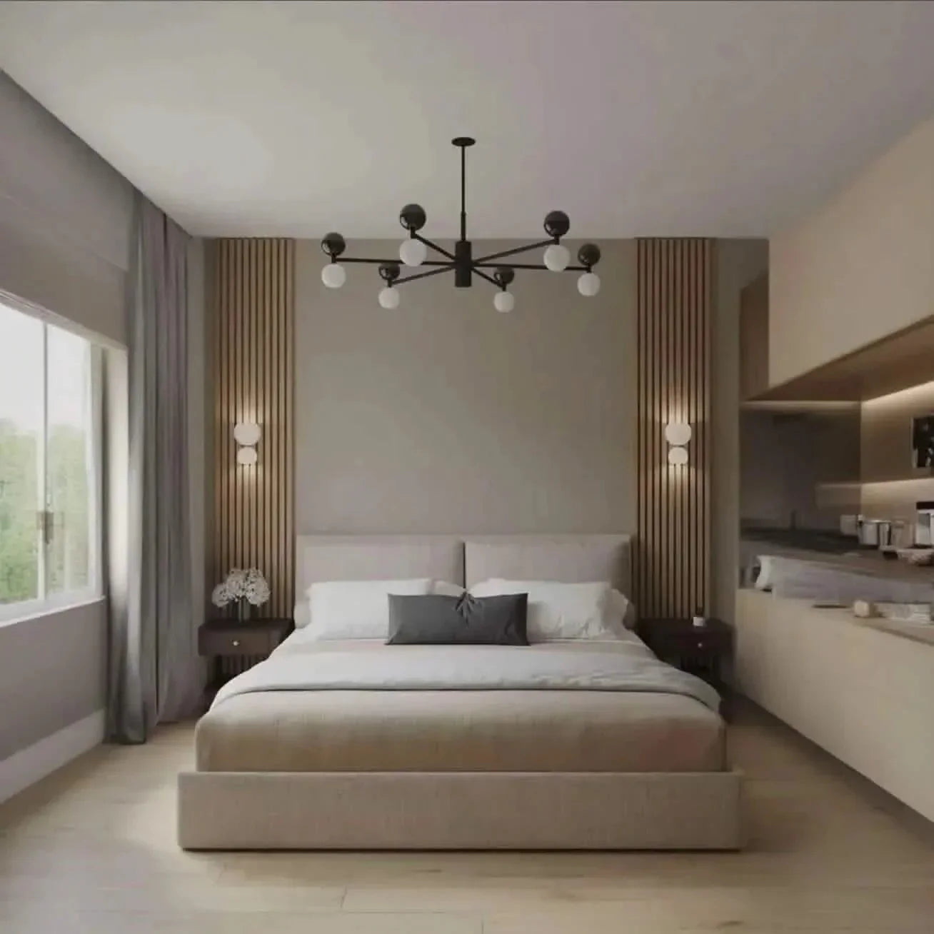 سرير فردي خشب كونتر، 120*195*120 سم