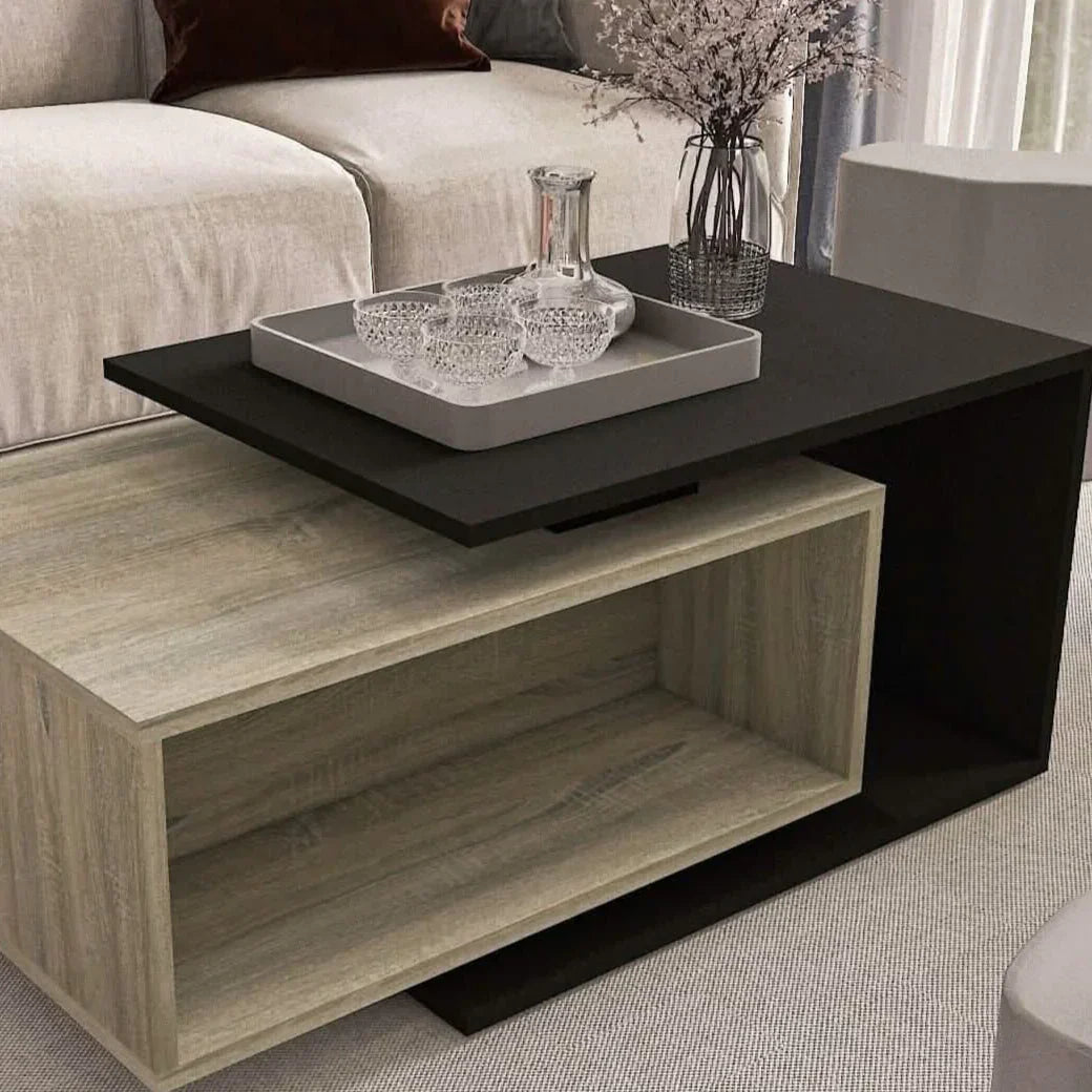 ترابيزة قهوة ام دي اف، 100*50*42 سم