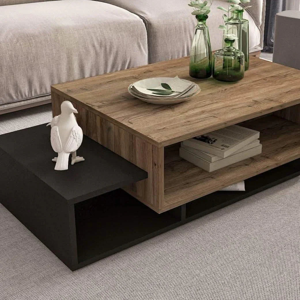 ترابيزة قهوة ام دي اف، 105*60*32 سم