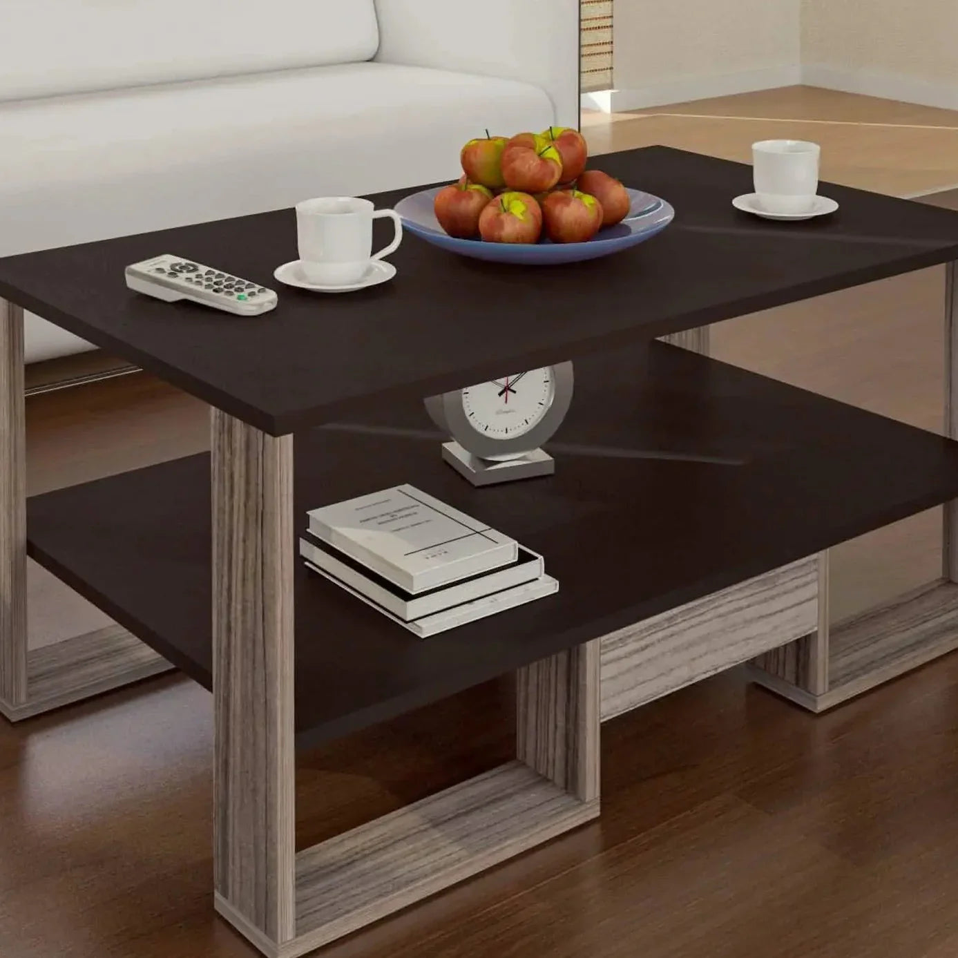 ترابيزة قهوة ام دي اف، 100*60*45 سم