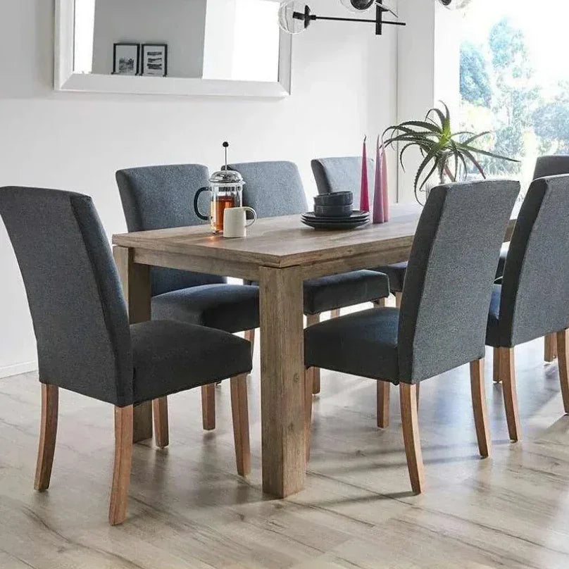 طقم سفرة ام دي اف، 9 قطع