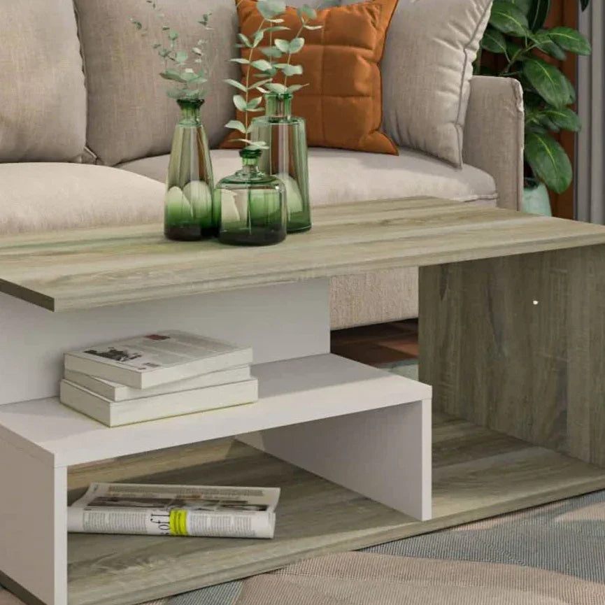 ترابيزة قهوة ام دي اف، 100*50*40 سم