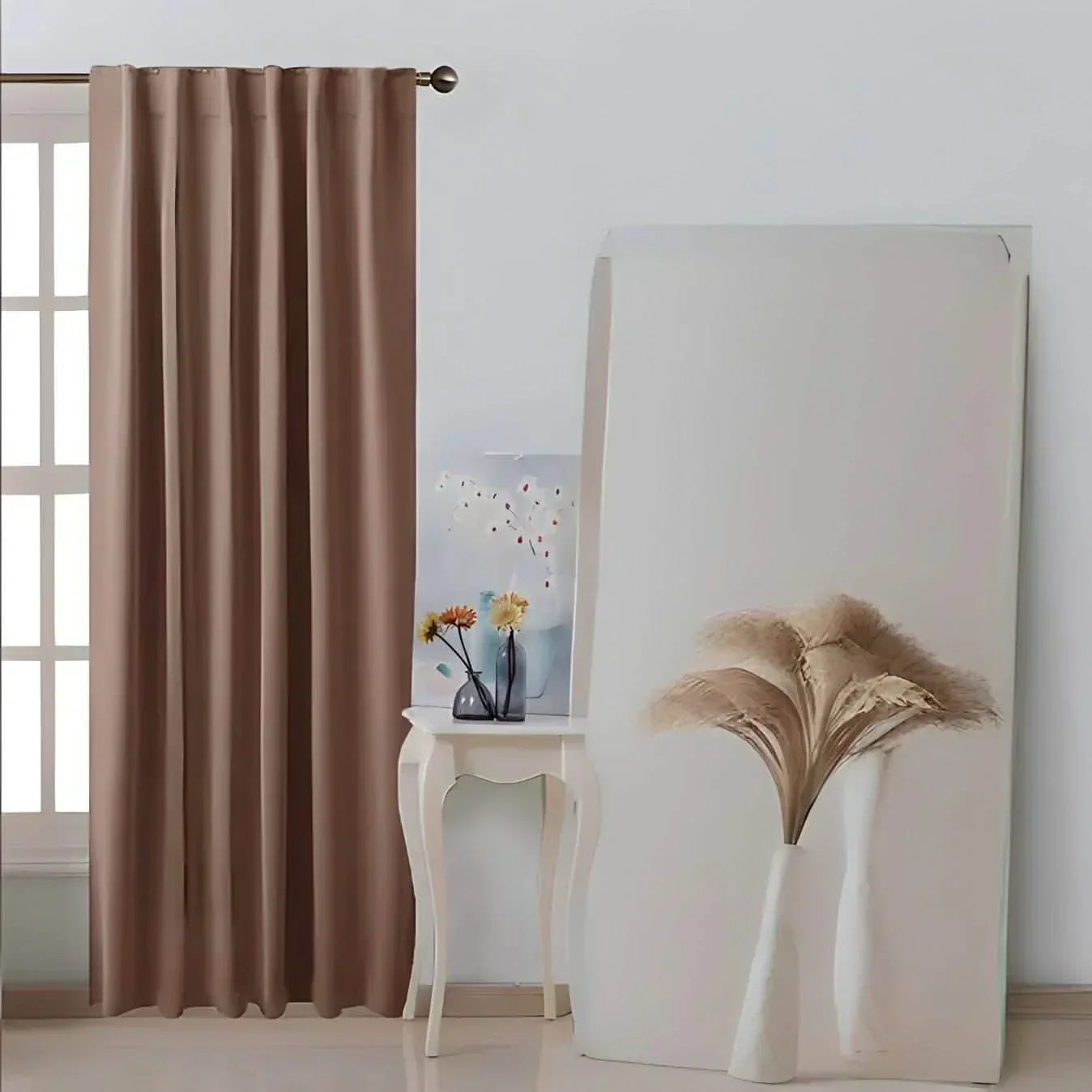 ستارة لون بيج غامق 140*240 سم - CART79 Cartela