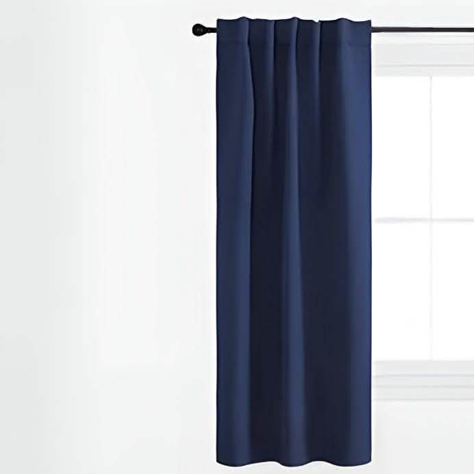ستارة لون أزرق غامق 132*160 سم - CART87 - Homix