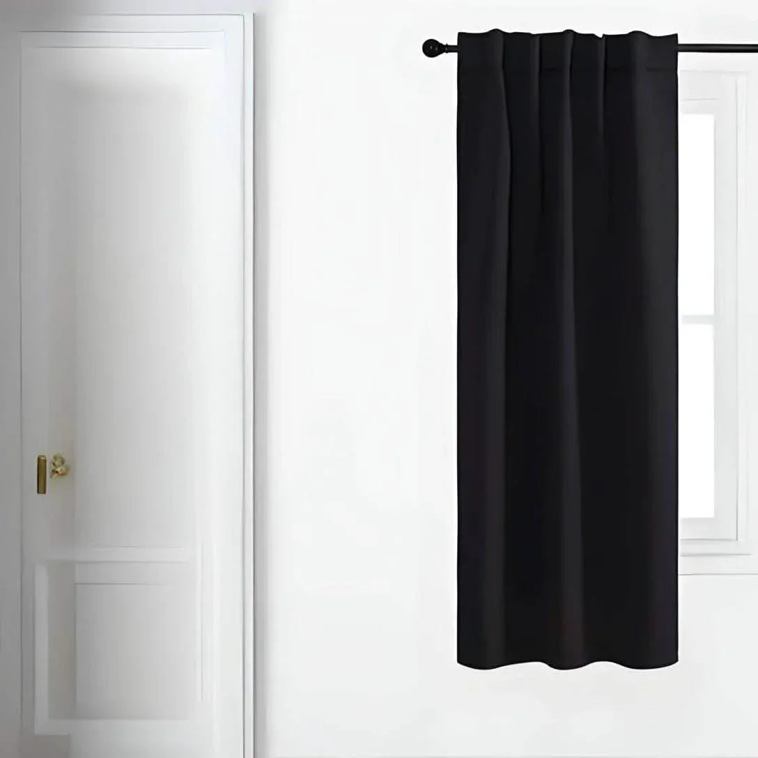 ستارة لون أسود 132*214 سم - CART95 - Homix