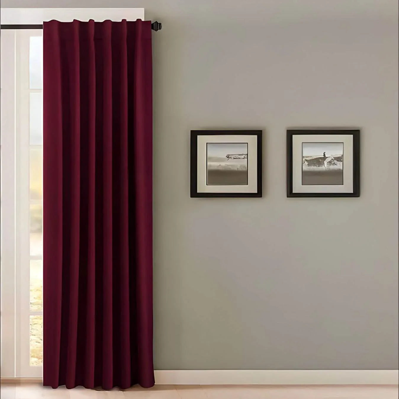 ستارة لون أحمر غامق 140*240 سم - CART85 - Homix