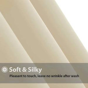 ستارة لون بيج 132*160 سم - CART63 Cartela