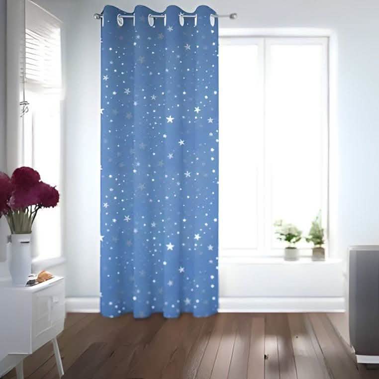 ستارة لون أزرق 130*260 سم - CART11 Cartela