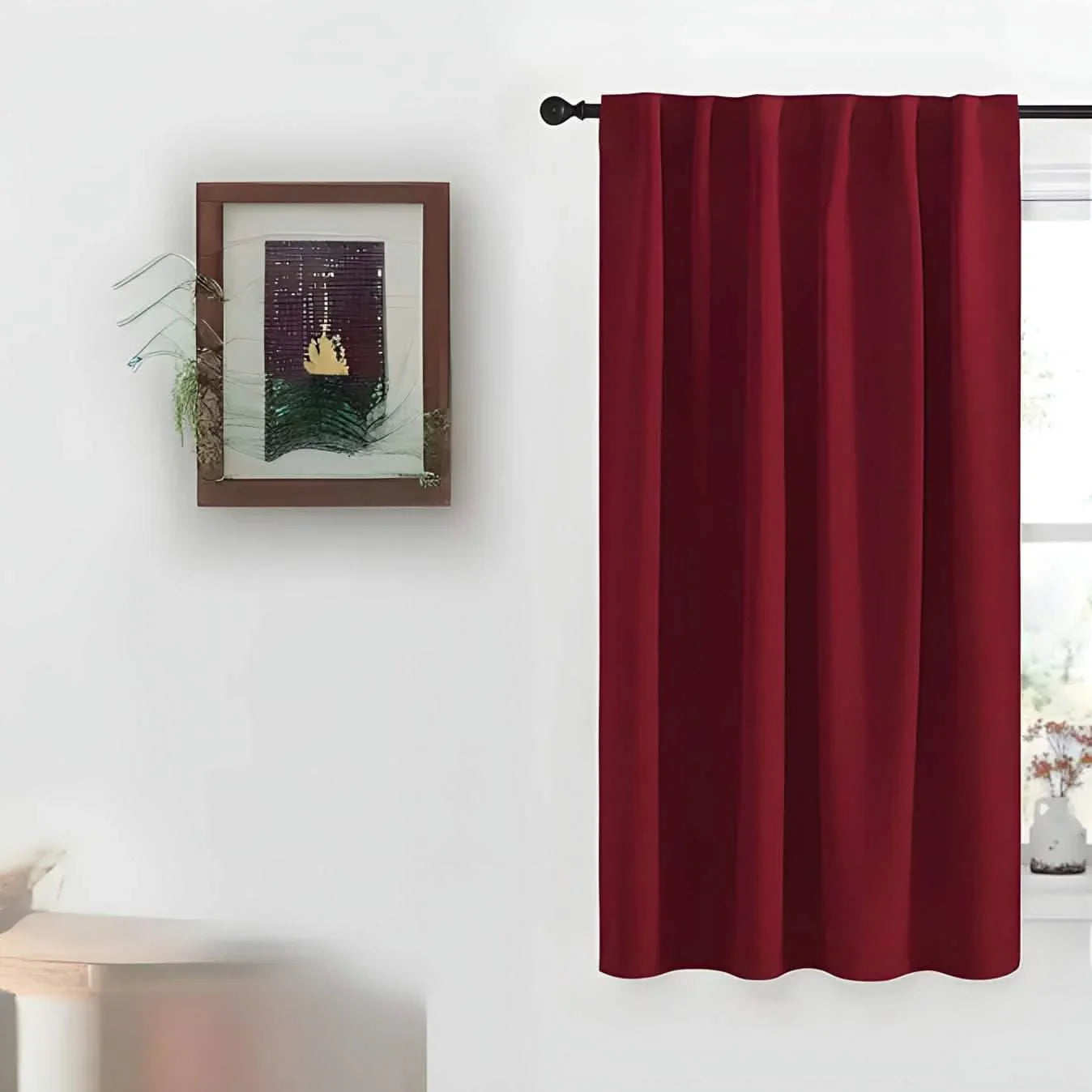 ستارة لون أحمر غامق 132*160 سم - CART81 - Homix