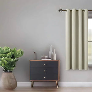 ستارة لون بيج 132*160 سم - CART63 Cartela