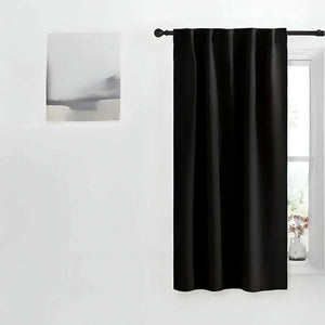ستارة لون أسود 132*160 سم - CART93 - Homix
