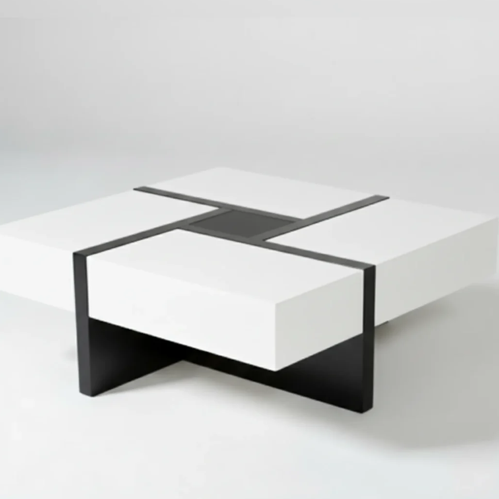 MDF coffee table, 90x90x40 cm