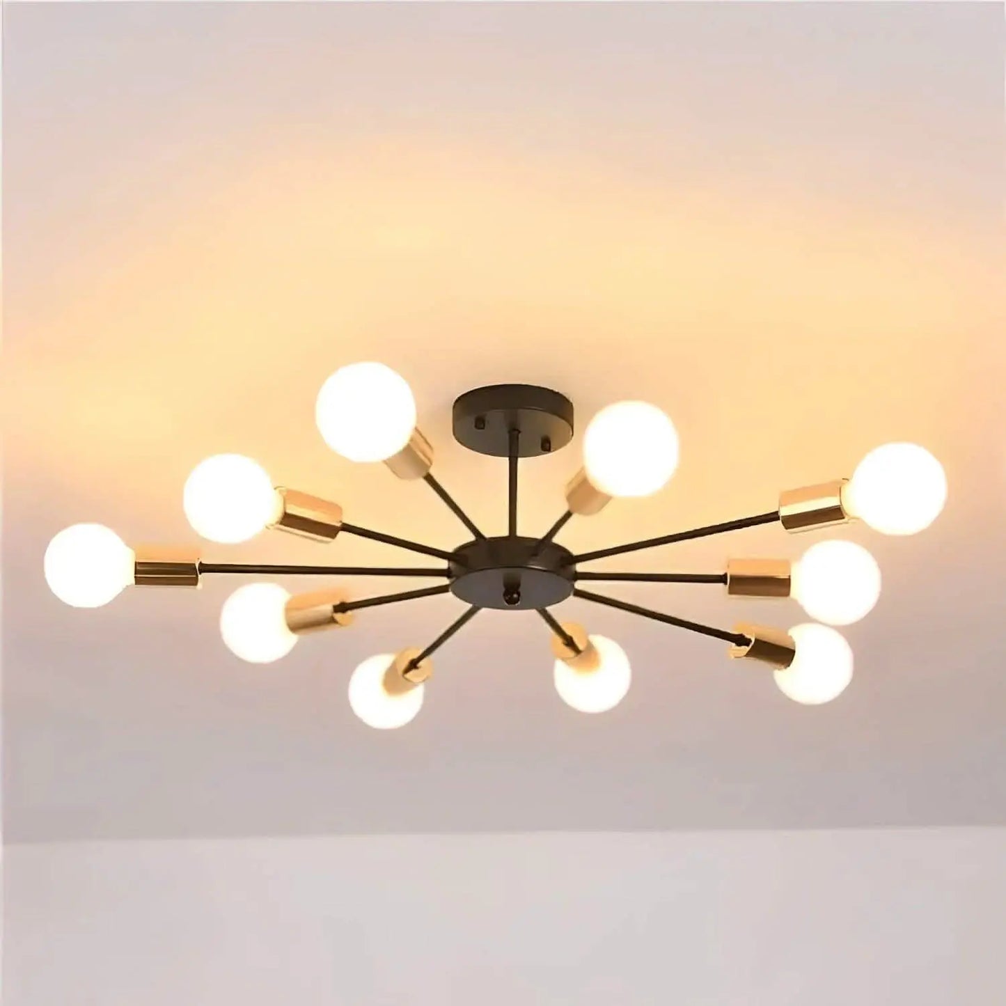 نجفة معدن 10 لمبات 80*35 سم - YLG249 Y-Lights
