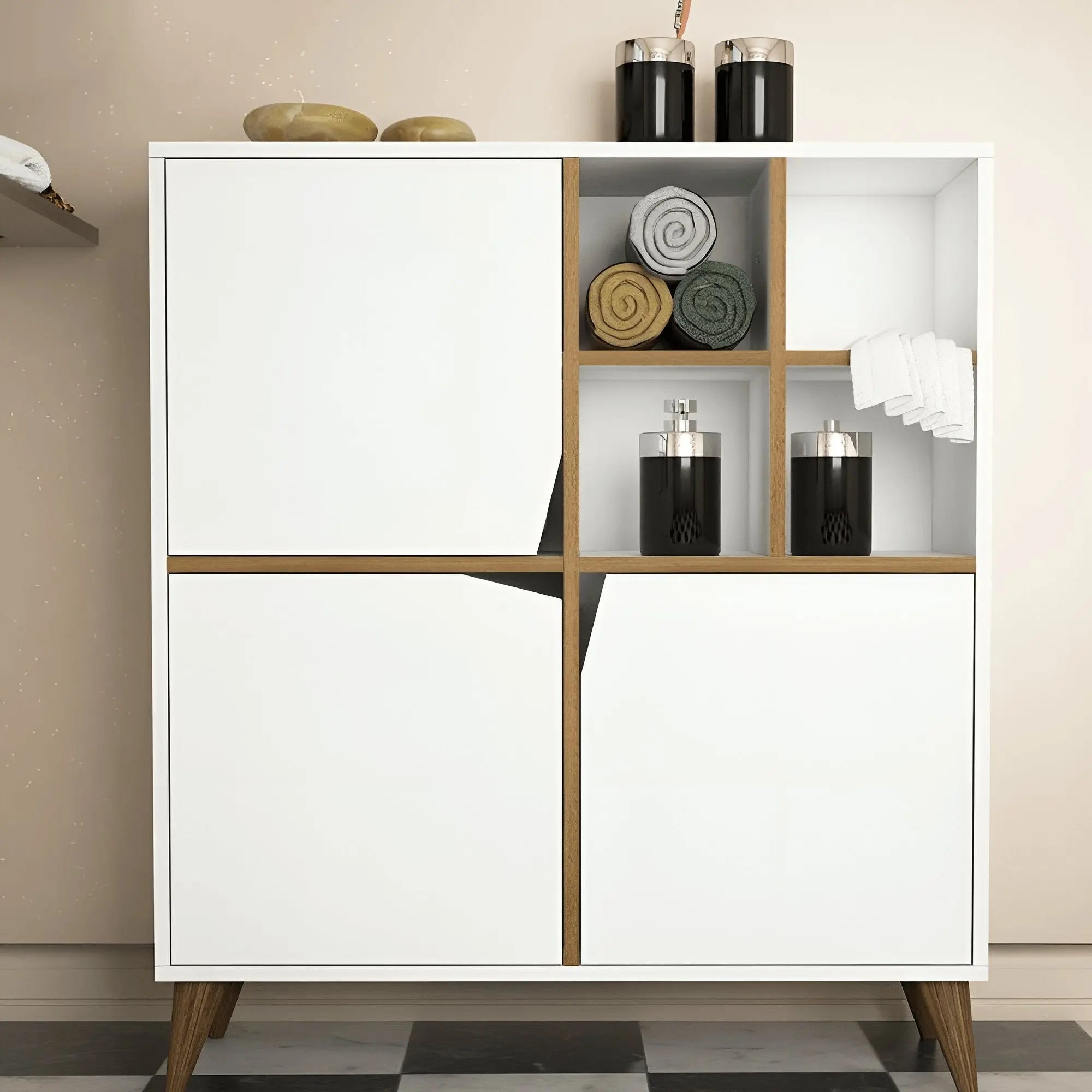 وحدة تخزين أبيض 100*40*115 سم - CLG12 - Homix