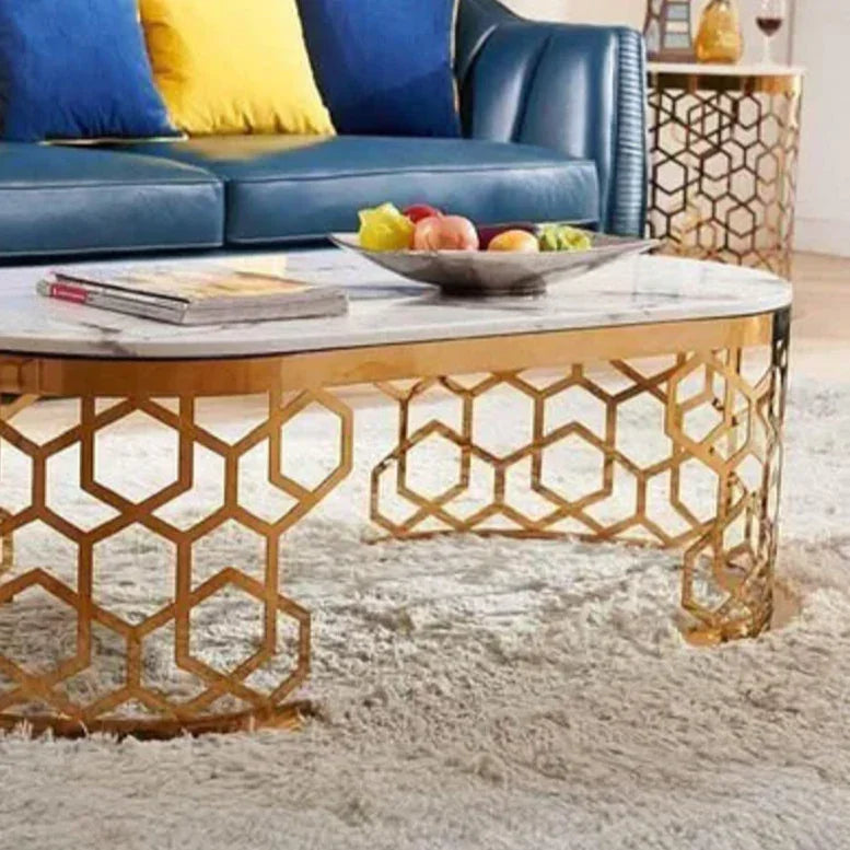 ترابيزة قهوة ستيل، 100*50*45 سم