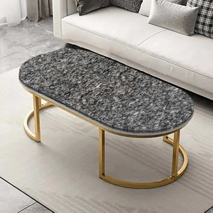 ترابيزة قهوة بسطح جرانيت 100*50*45 سم - LUS52 - Homix