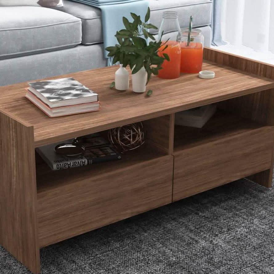 ترابيزة قهوة ام دي اف، 100*55*50 سم