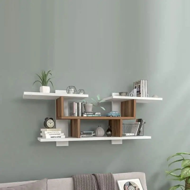 وحدة أرفف ام دي اف، 110*15*33 سم