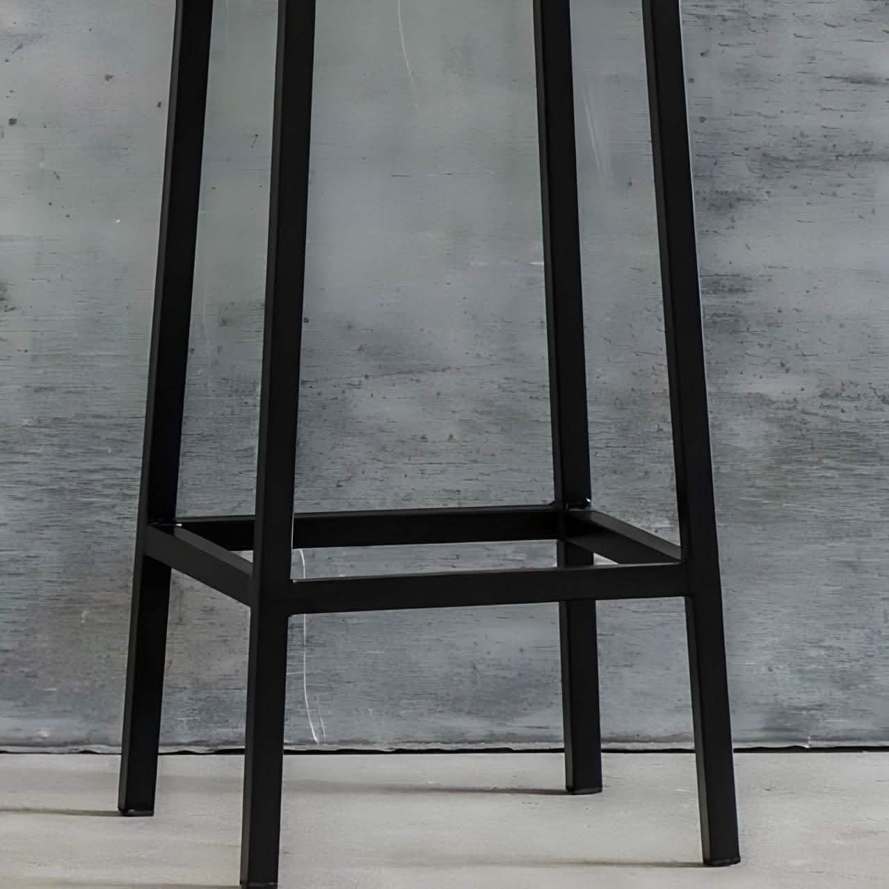 كرسي بار 35*35*75سم - ROW1 Iron Wood