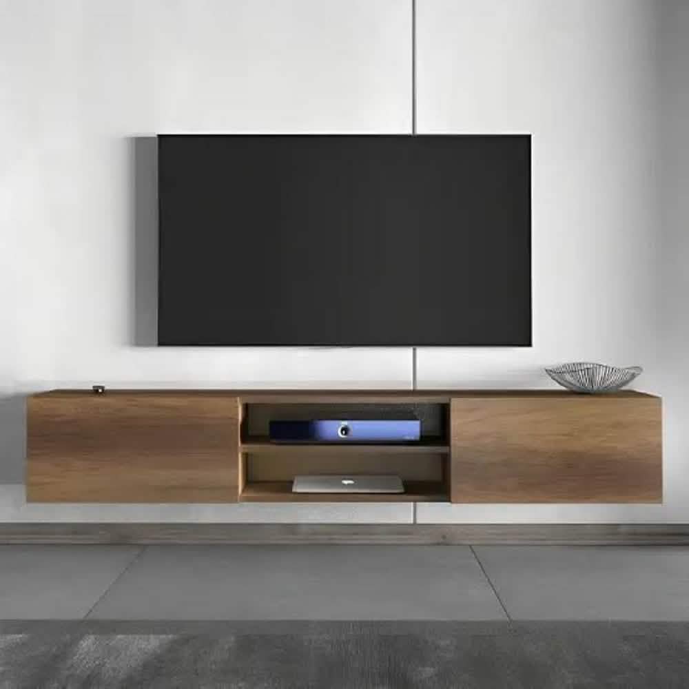 ترابيزة تليفزيون خشب ام دي اف، 140*35*30 سم