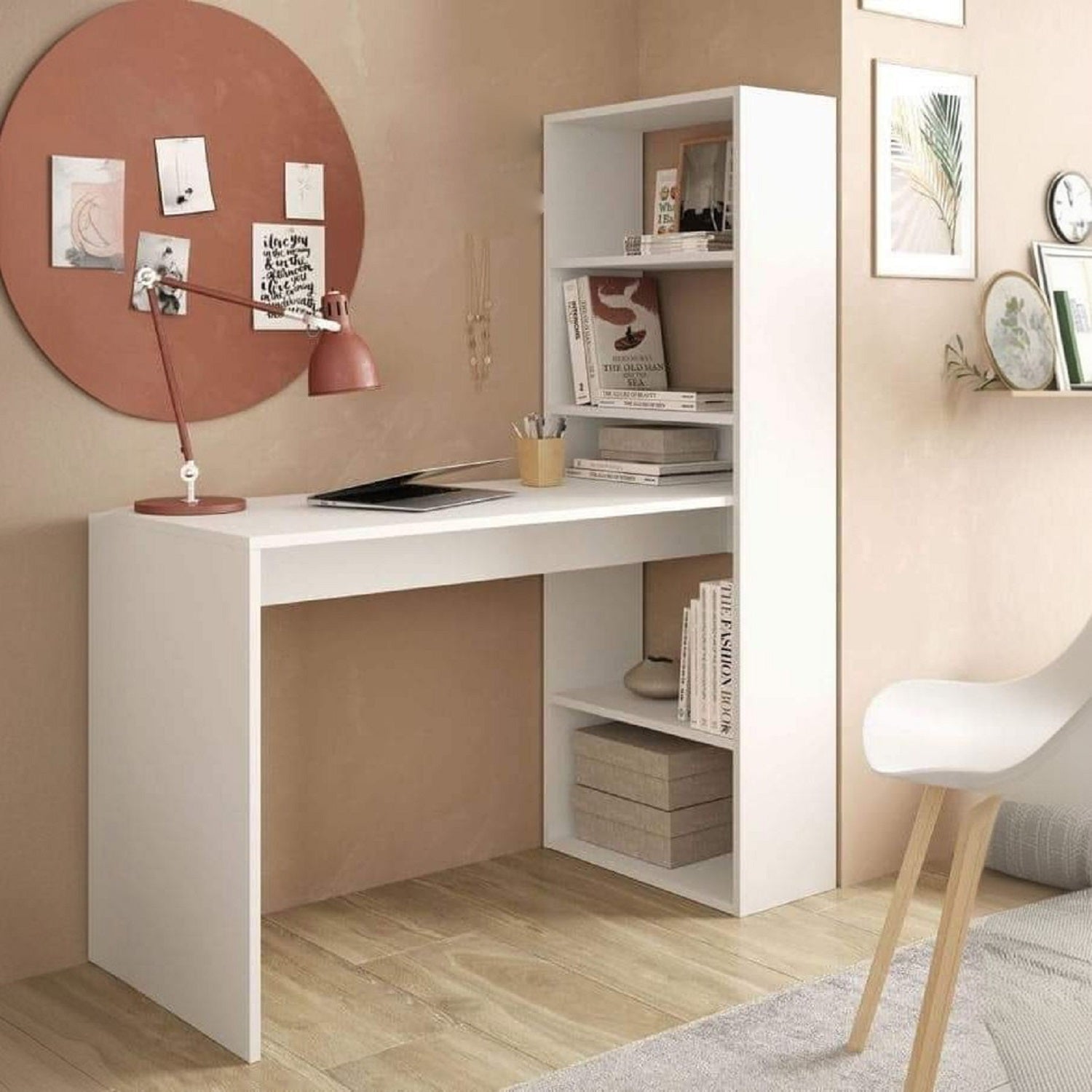 مكتب خشب ام دي اف، 120*50*140 سم