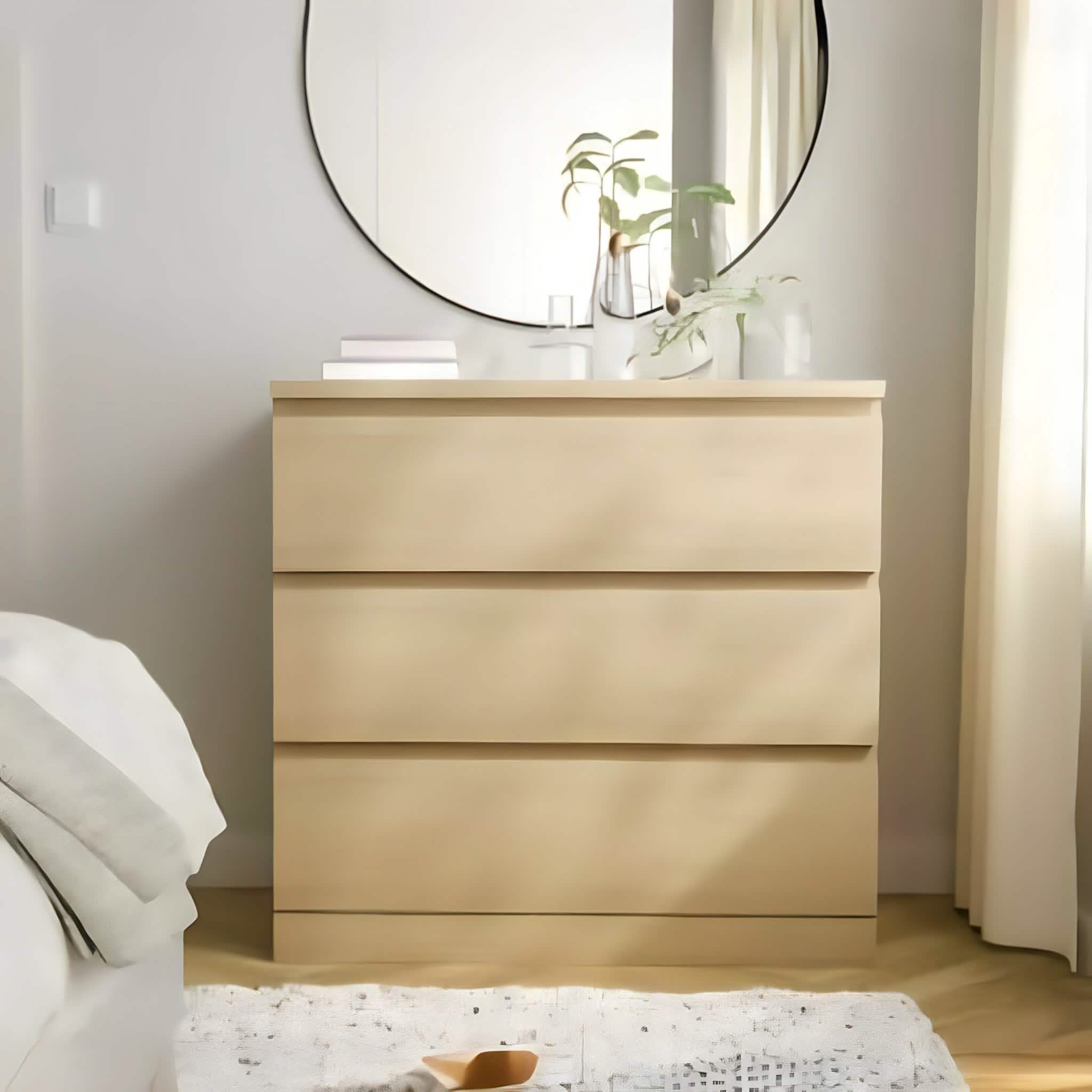 وحدة أدراج خشب ام دي اف، 60*40*70 سم