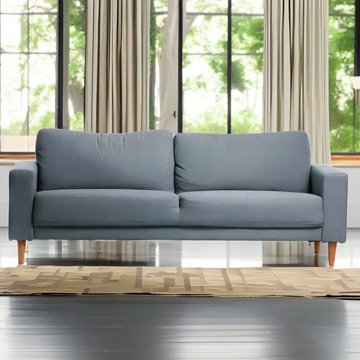 كنبة خشب زان 220*85*75 سم - MAS11 Al-Masa