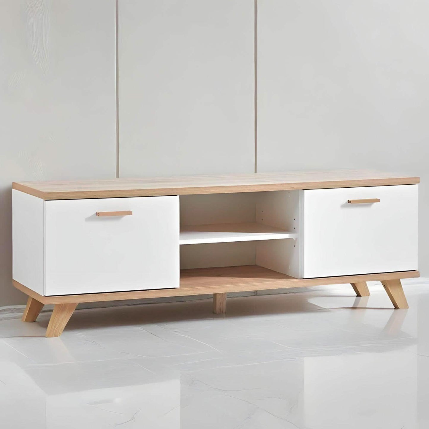 ترابيزة تليفزيون ام دي اف، 120*30*50 سم