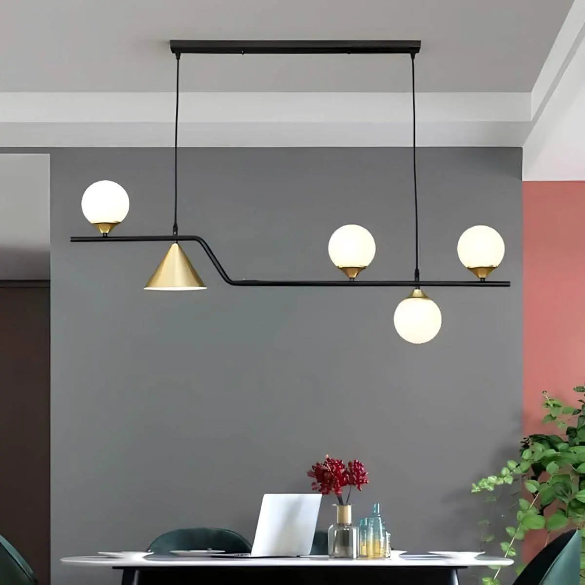 نجفة معدن و زجاج 120*120 سم - YLG38 Y-Lights