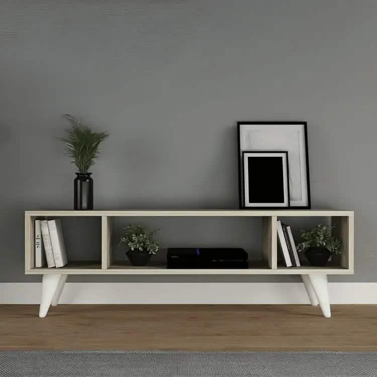 ترابيزة تليفزيون ام دي اف 120*30*40 سم - CLG245 - Homix