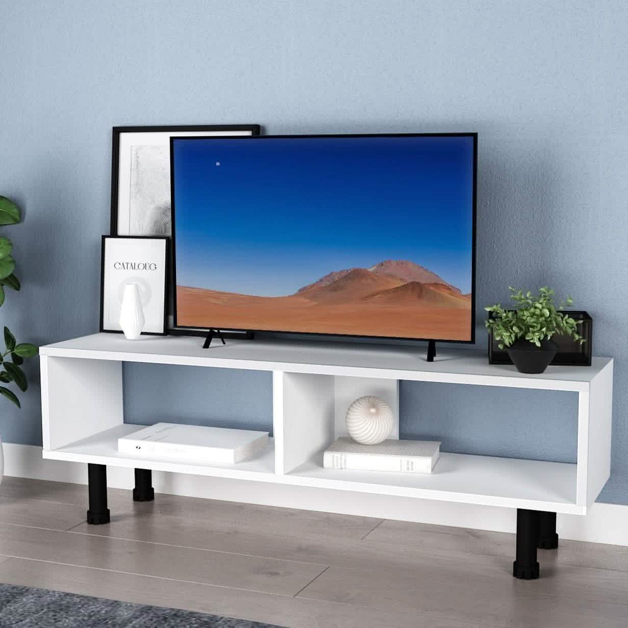 ترابيزة تليفزيون ام دي اف، 120*30*40 سم