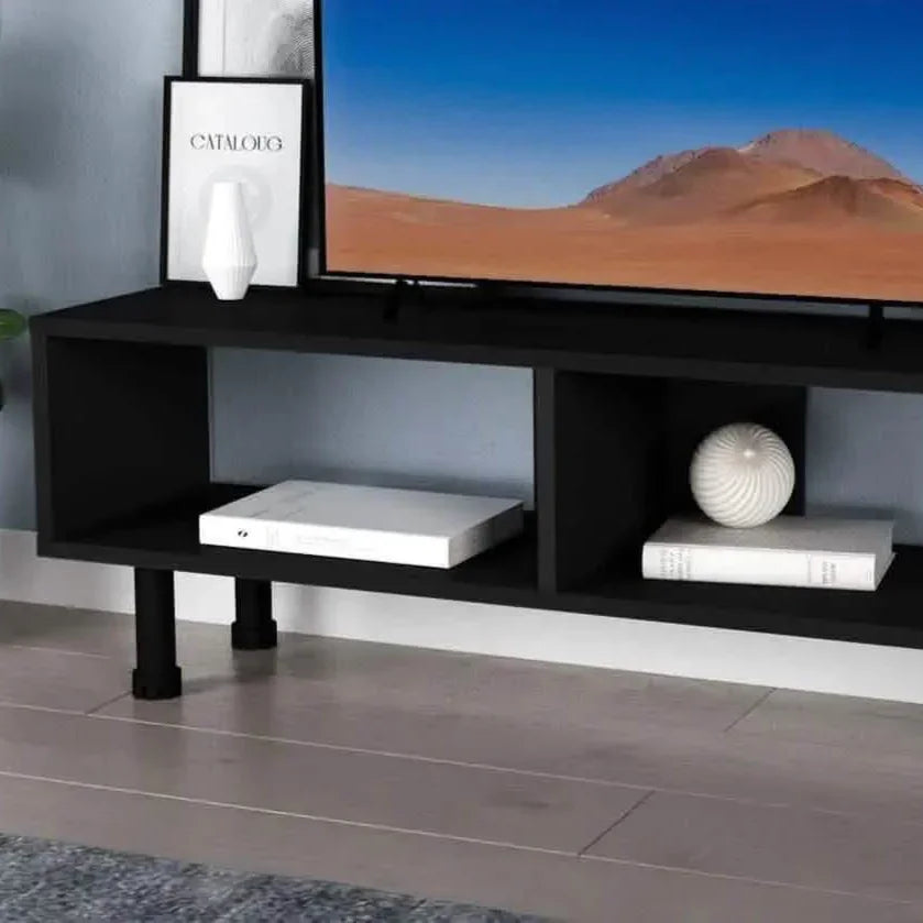 ترابيزة تليفزيون ام دي اف، 120*30*40 سم