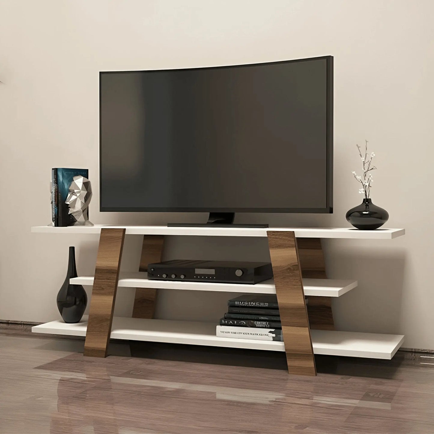 ترابيزة تليفزيون ام دي اف 120*30*50 سم - CLG316 - Homix