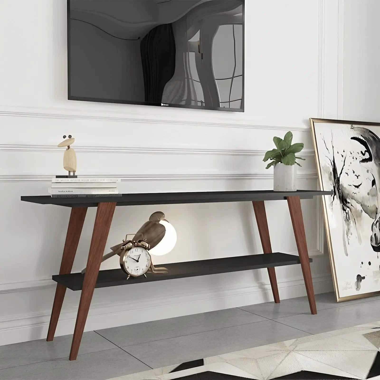 ترابيزة تليفزيون ام دي اف، 120*30*60 سم