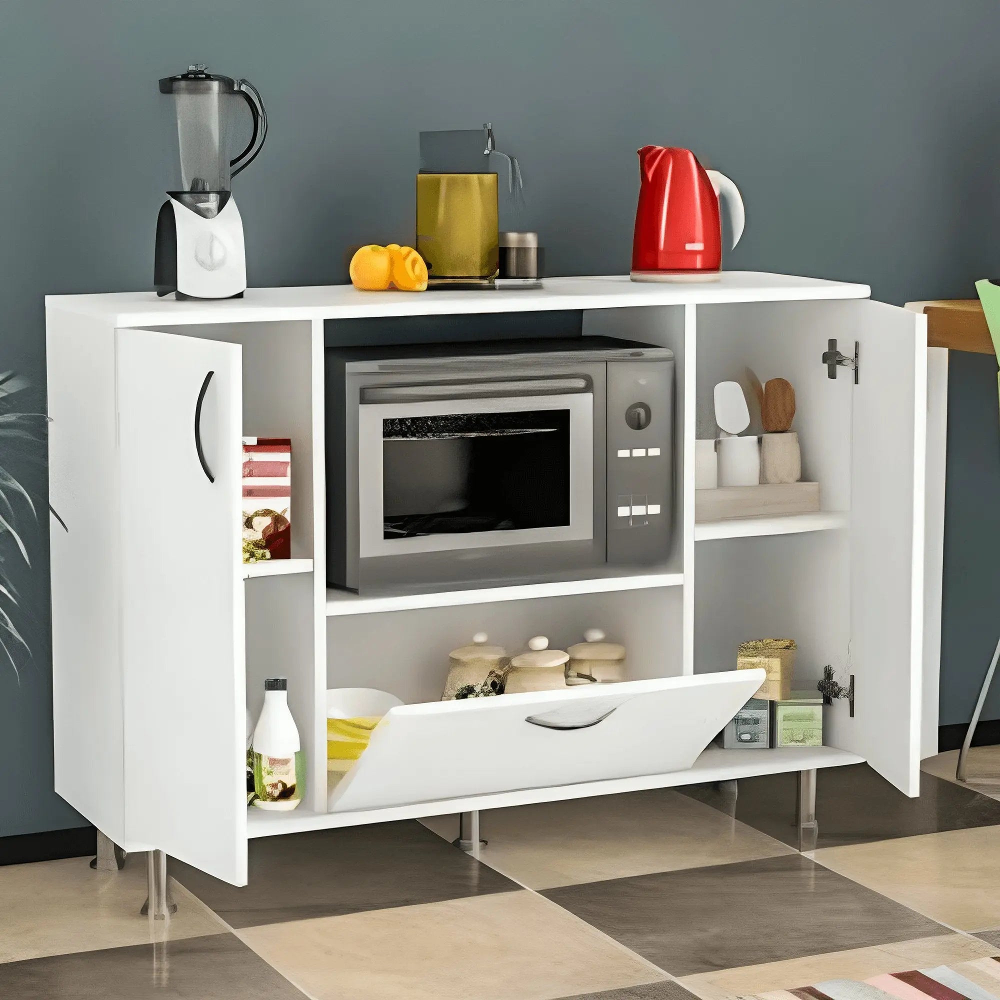 وحدة تخزين ام دي اف 120*40*90 سم - CLG14 - Homix