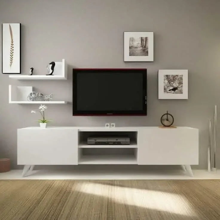 ترابيزة تليفزيون ام دي اف، 120*30*50 سم