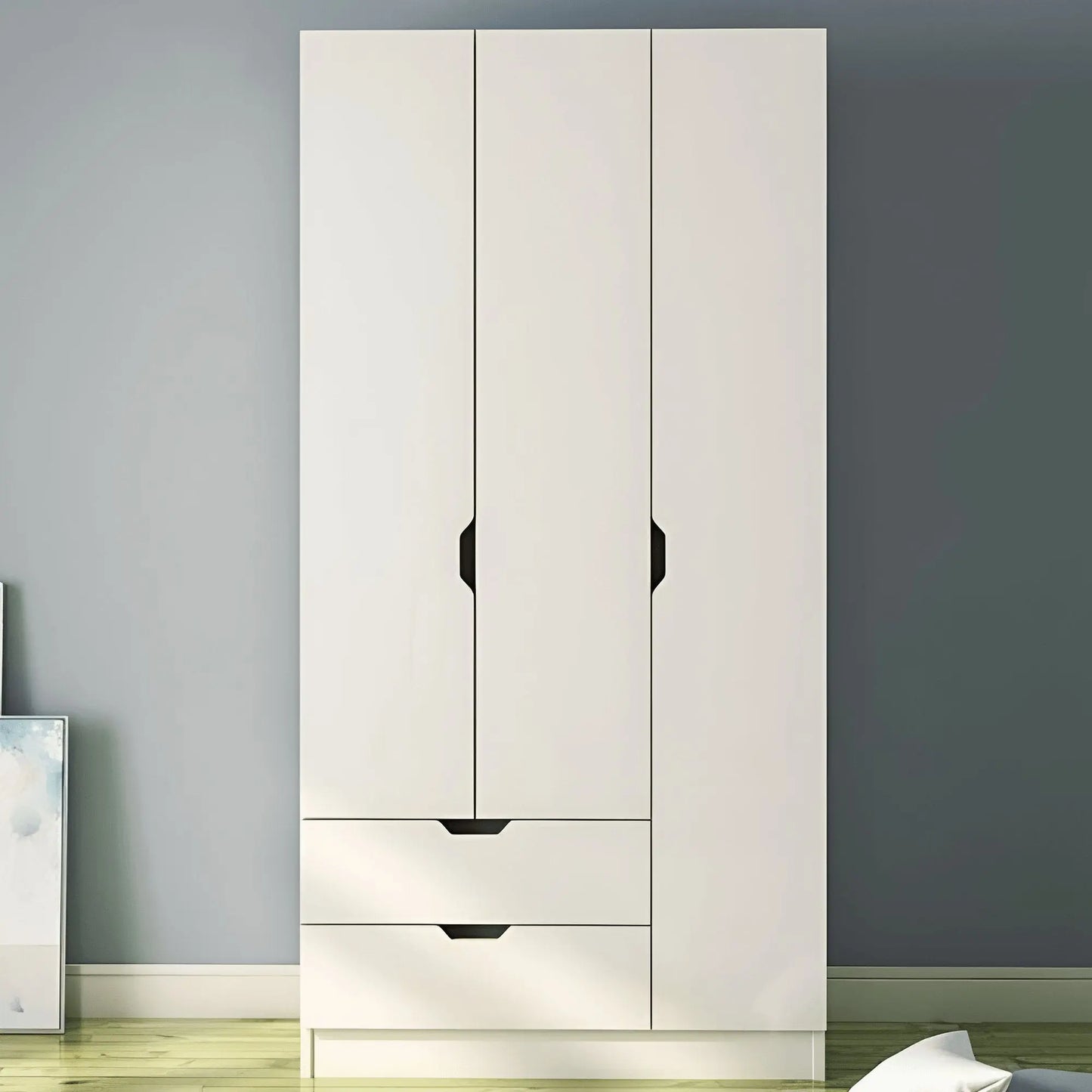 دولاب أبيض 120*50*185 سم - CLG156 - Homix