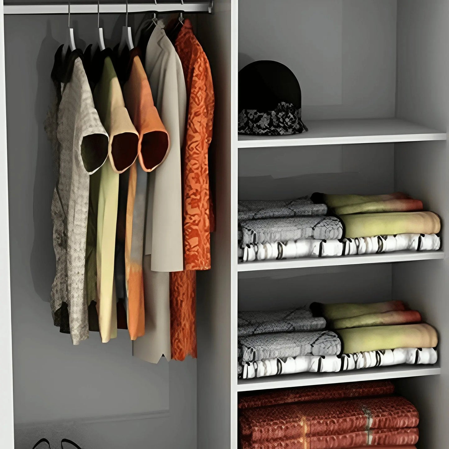 دولاب ام دي اف 120*60*180 سم - CLG141 - Homix