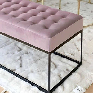 بانكيت معدن أسود 120*40*50 سم - RON106 Royal Iron