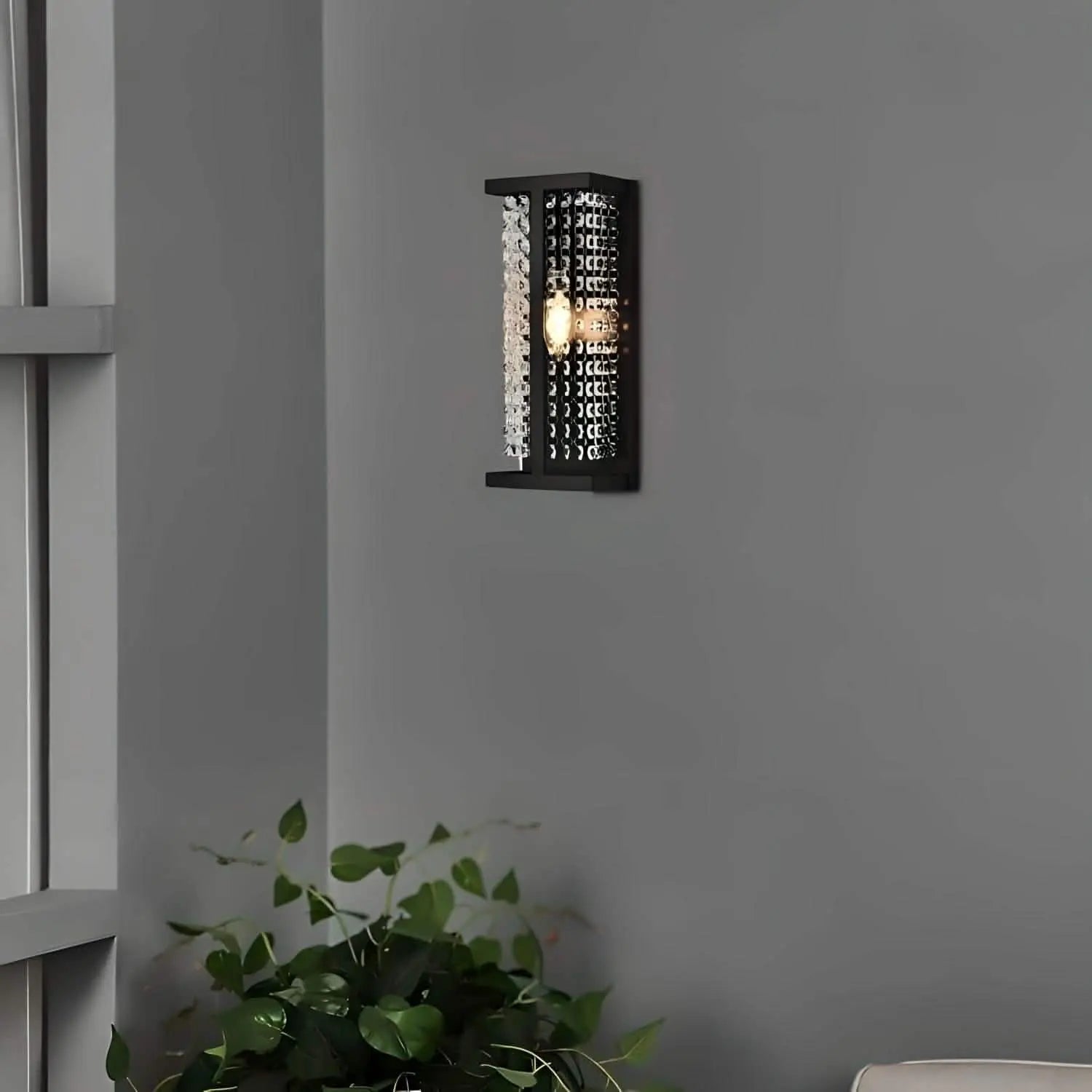 أبليك حائط معدن، 12*30 سم