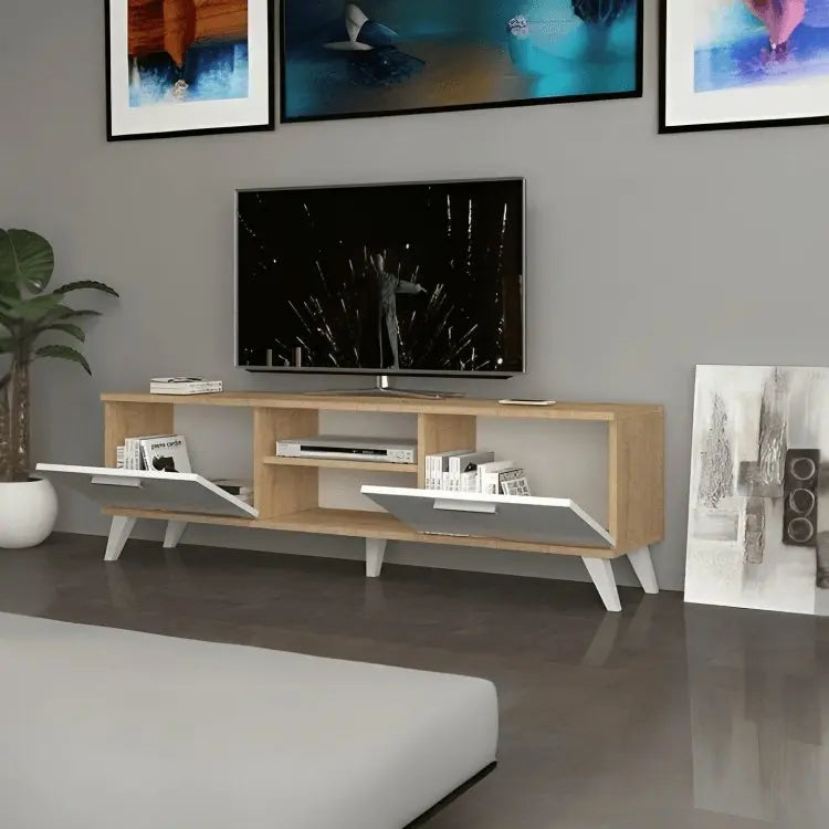 ترابيزة تليفزيون ام دي اف 140*30*45 سم - CLG193 - Homix