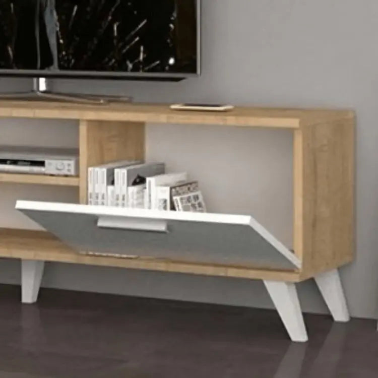 ترابيزة تليفزيون ام دي اف 140*30*45 سم - CLG193 - Homix