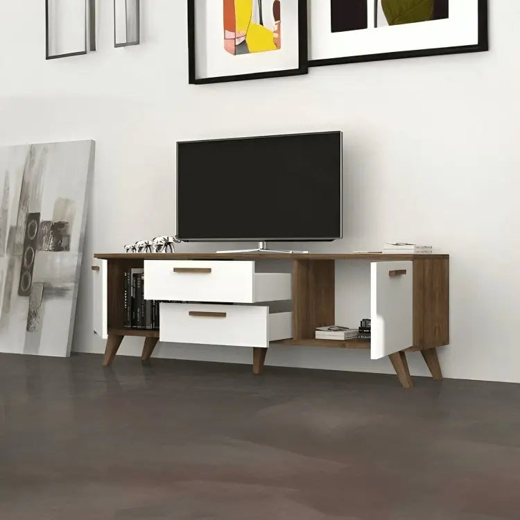 ترابيزة تليفزيون ام دي اف 140*30*47 سم - CLG218 - Homix