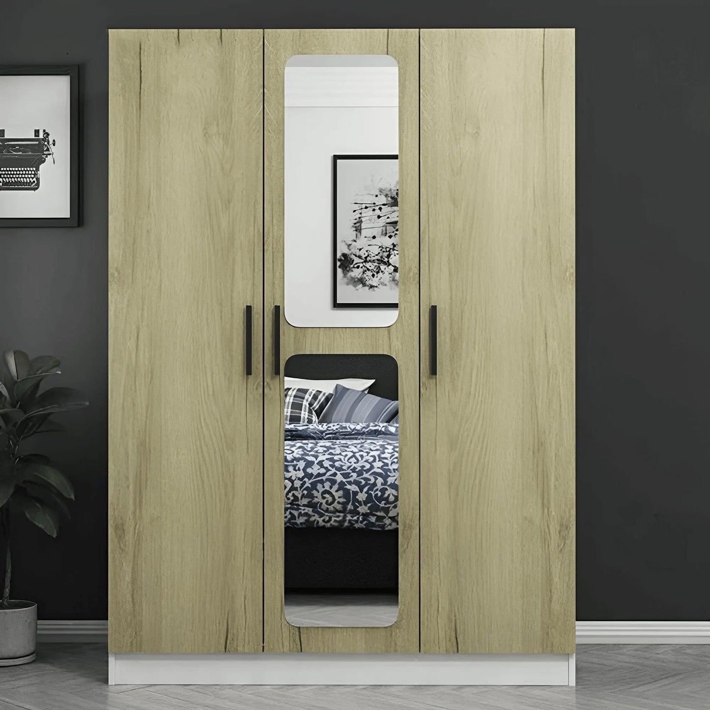 دولاب ام دي اف 140*50*185 سم - CLG133 - Homix