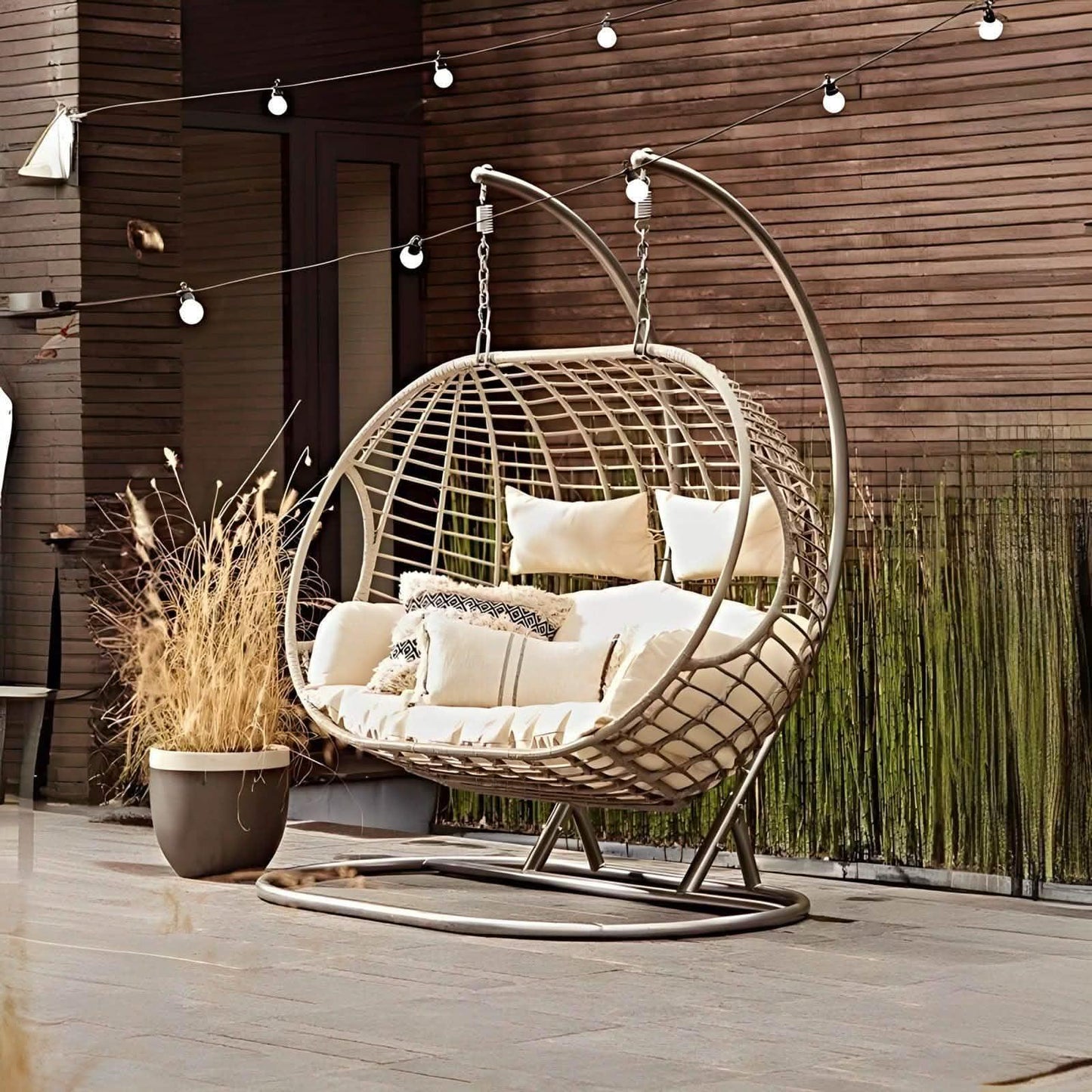 تسوق الأن من هومكس أرجوحة ثنائية 140*70*220 سم - FAD13 بأفضل سعر وأفضل جودة